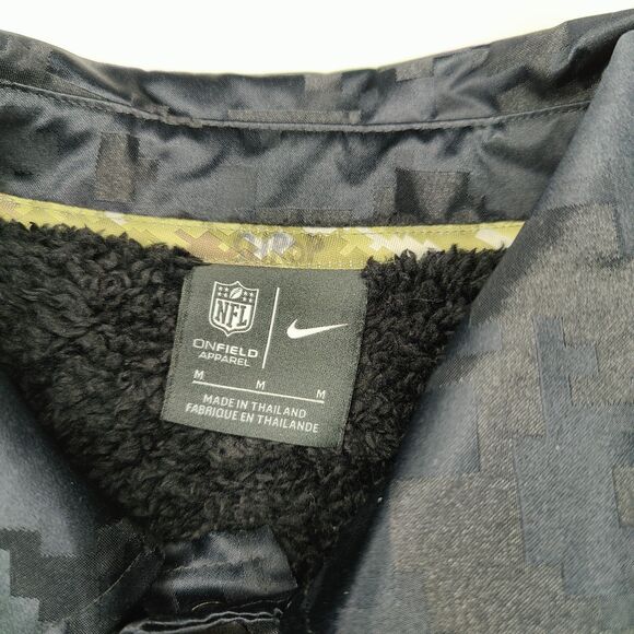 Kansas City Chiefs Jacket Mens Medium Nike Salute to Service Camo Jacket Lined - Picture 7 of 9